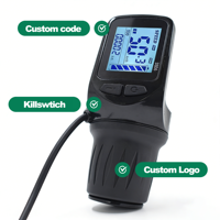 Computadora para Bicicleta Eléctrica S886 con Pantalla LCD de Medio Agarre, Velocímetro Digital UART2, Odómetro para Bicicleta de Carretera, Resistente al Agua IP65