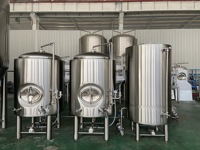 Cuve de brassage brillante personnalisée de 1000 L en acier inoxydable avec enveloppe à alvéoles pour brasserie artisanale