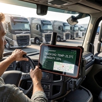Tableta Robusta para Vehículos de 8 Pulgadas, Terminal Industrial con Android 5G / 1000 Nits / GPS para Gestión y Rastreo de Flotas de Vehículos