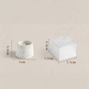 Bougie d'aromathérapie créative en ciment Tundra – Cadeau de mariage, cadeau d'anniversaire, parfum persistant pour chambre à coucher - Product Image 2