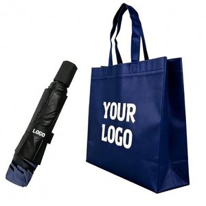Wholesale Logos Promotional Gift Business Personalized <b>Folding</b> Umbrella With Custom Logo Printing - Product Image 1