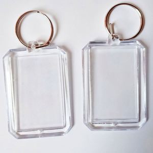 Wholesale Cheap Price Plastic clear Acrylic Keychains Blank Acrylic Photo Keychains for Promotional Gifts - Product Image 3