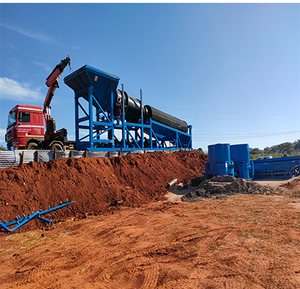 Yüksek verimli taşınabilir altın kurtarma ekipmanları nehir alüvyon madencilik çekirdek Motor PLC için özelleştirilmiş mobil altın yıkama tesisi - Product Image 6