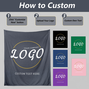 Couverture <span class=keywords><strong>photo</strong></span> avec logo personnalisé Couverture jetable avec <span class=keywords><strong>texte</strong></span> <span class=keywords><strong>et</strong></span> design personnalisés en vrac pour la promotion du club de marque au bureau - Product Image 3