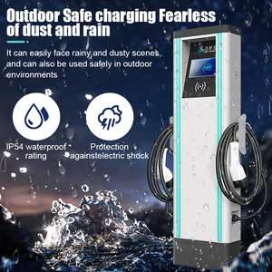 Commercial OCPP1.6 IP54 Type 2 32A Station de recharge de <span class=keywords><strong>voiture</strong></span> électrique 22kw Chargeur de <span class=keywords><strong>voiture</strong></span> AC EV Power Station - Product Image 4