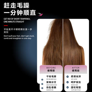 Plancha de Pelo Kemei de 30 cm con Pantalla Digital y Función Iónica para Mujer, Color Gris - Product Image 3