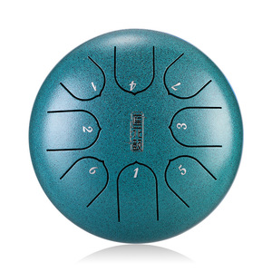 Tambor de Lengüetas de Acero Lotus de 6 Pulgadas y 8 Tonos, Tambor Etéreo, Handpan para Terapia de Sonido, Meditación, Yoga y Sanación Sonora - Product Image 1