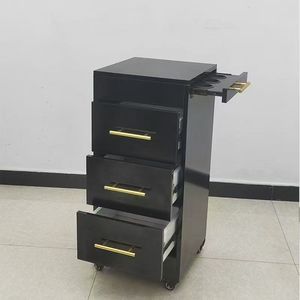 Multi-Purpose Foldable Metal Salon <b>Tool</b> Cart Storage Cabinet and Modern Mirror Stand for Salon Barber Shop - Product Image 4