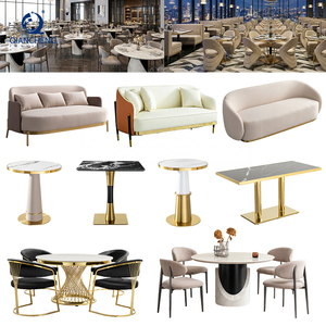 Ensemble de mobilier commercial moderne sur mesure pour hôtel, bar, <span class=keywords><strong>pub</strong></span>, café, restaurant : canapé, table et chaises - Vente en gros Foshan - Product Image 1