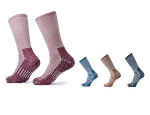 Calzini <span class=keywords><strong>da</strong></span> lavoro in lana <span class=keywords><strong>da</strong></span> donna all'ingrosso calze <span class=keywords><strong>da</strong></span> <span class=keywords><strong>trekking</strong></span> termiche spesse con stampa digitale a maglia <span class=keywords><strong>tecnica</strong></span> Logo sul corpo - Product Image 5