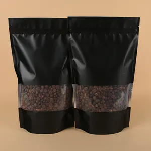 Digital Printing Aluminum Foil Zip Lock 4OZ 8OZ 16OZ Plastic Stand Up Pouch Stock Vacuum Packaging Bags For Protein Powder