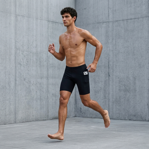 Pantalones Cortos Deportivos Básicos para Hombre, de Secado Rápido, Diseño Simple, Versátiles, Cintura Elástica con Cordón, Bolsillos Funcionales para Uso Diario - Product Image 2