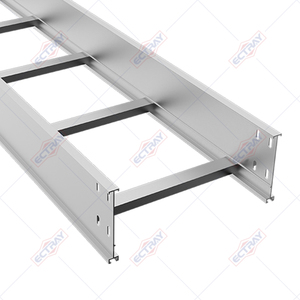 Bandeja de cables de aleación de aluminio estilo escalera para colocar cables en diferentes direcciones Bandeja de cables de aluminio - Product Image 2
