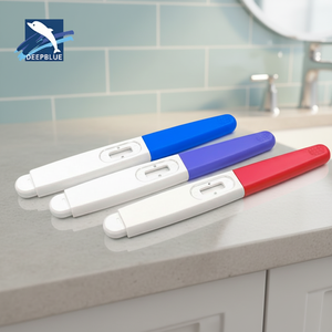 <span class=keywords><strong>Test</strong></span> <span class=keywords><strong>de</strong></span> <span class=keywords><strong>grossesse</strong></span> HCG DEEPBLUE personnalisé, facile à utiliser, certifié CE, <span class=keywords><strong>test</strong></span> urinaire en une étape pour usage domestique - Product Image 6