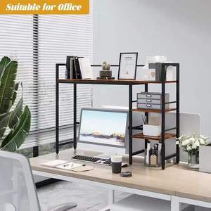 Metal Desktop Organizer 3 Tier For Home Office Modern Minimalist Style - Product Image 2