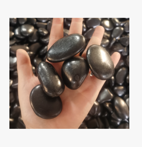 หินก้อนกรวดสีดำธรรมชาติหินแม่น้ำธรรมชาติ - Product Image 6