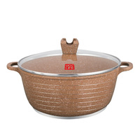 Ensemble de casseroles UCC LIFE Line 10 pièces, antiadhésif, avec casserole, marmite, poêle à frire profonde, design américain/minimaliste et ustensiles