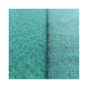 Tissus en <span class=keywords><strong>laine</strong></span> <span class=keywords><strong>laine</strong></span> tissé tissu <span class=keywords><strong>vert</strong></span> foncé pour femmes hommes garçons filles manteaux collection d'hiver à la mode - Product Image 3