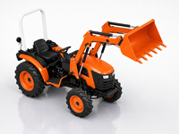 Tracteur diesel puissant de 20-30 CV à haute efficacité CE EPA COC avec moteur EURO V fiable et chargeur frontal pour ranch et pâturage