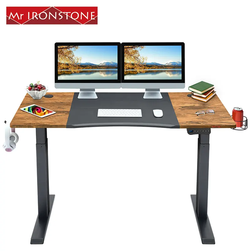 Sr. ironstone-escritorio ajustable de 47,2 pulgadas para el hogar, escritorio de diseño moderno para oficina, escritorio de pie para ordenador