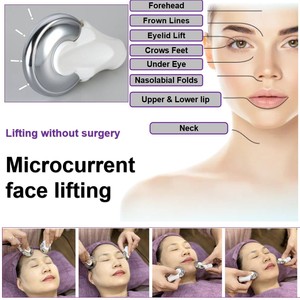 Máquina de mesoterapia de microcorriente de electroporador facial de alta frecuencia, dispositivo de elevación de rodillos, máquina en forma de V - Product Image 4