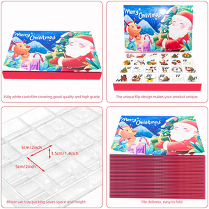 Hộp đếm ngược Giáng sinh 24 ngày, quà tặng bí ẩn, hộp quà bí mật đếm ngược Giáng sinh <span class=keywords><strong>2025</strong></span>, hộp quà bất ngờ Giáng sinh - Product Image 5