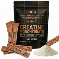 MOQ flexible, délai de livraison rapide, supplément de créatine monohydrate en poudre pour la croissance musculaire maigre, fabrication OEM