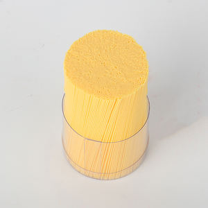 شعيرات قصيرة مجوفة صلبة مدببة من البوليستر الشعيرات الاصطناعية للفرشاة الخشبية - Product Image 2