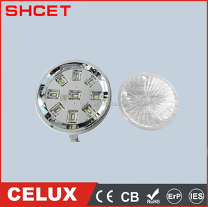 Hot Bán 6 Wát Sạc LED Khẩn Cấp Ánh Sáng Lối Ra Ánh Sáng Với Hai Đầu Tròn Nhựa Cơ Thể - Product Image 5