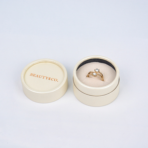 Custom Eco Friendly Kraft Paper <strong>Round</strong> <strong>Jewelry</strong> Boxes Vintage Style Earrings Necklaces Bracelets Rings Packaging <strong>Box</strong> - Product Image 6