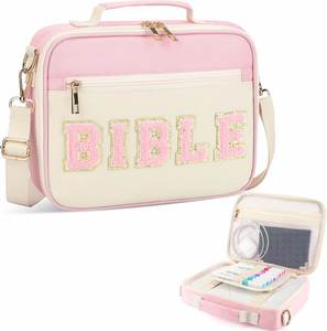 Housse de livre imperméable grande capacité personnalisée, sac de rangement portable pour Bible avec bandoulière réglable - Product Image 5