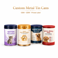 Boîte de conserve pour aliments pour animaux de compagnie, conteneur scellé pour nourriture pour chats, qualité export en gros, directement de l'usine, sans BPA