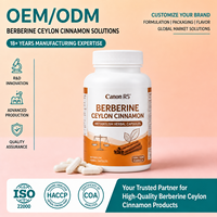 Capsules de berbérine et cannelle de Ceylan OEM ODM Marque Privée Vente en Gros Haute Qualité Soutien Métabolique pour la Gestion du Poids