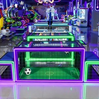 Banc de jeu interactif, jeu de football, lumière LED, sous-football, machine de jeu de football sous la table