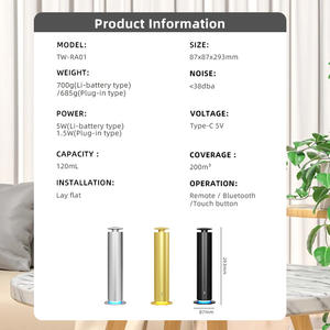 Nuovo stile in lega di alluminio Smart casa profumo macchina elettrica 120ML acqua olio essenziale diffusore Hotel torre profumo macchina - Product Image 5