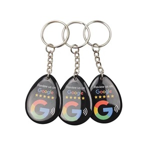 Tùy chỉnh Mini 13.56 MHz NFC 215 PET/PVC thanh toán không thấm nước Keychain thẻ RFID Tag - Product Image 6