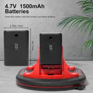 Büyük Cam Granit için Daha Büyük Kauçuk Şasi ve 260KG Taşıma Kapasitesine Sahip 10 İnç Elektrikli Manuel Vakumlu Kaldırıcı - Product Image 4