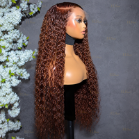 Perruque Lace Frontale HD 13x4 13x6 en Cheveux Humains Vierges Brésiliens, Lisse Baguette, Cuticules Alignées, avec Fermeture en Dentelle Suisse, pour Professionnels