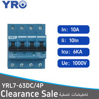 Disjoncteur miniature YRO en stock, protection contre les surintensités et les courts-circuits pour applications à courant continu