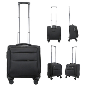 Wholesale Mini Multifunctional Oxford Luggage Case Bag <strong>Black</strong> <strong>Small</strong> Universal Spinner Wheel Aviation Boarding Carry-On <strong>Suitcase</strong> - Product Image 1