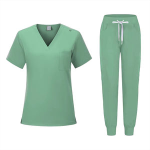 Gran oferta, juegos de uniformes médicos azules marinos elásticos Unisex que absorben la humedad para el cuidado de la salud, <span class=keywords><strong>Asistente</strong></span> Dental, químico de <span class=keywords><strong>farmacia</strong></span> - Product Image 6