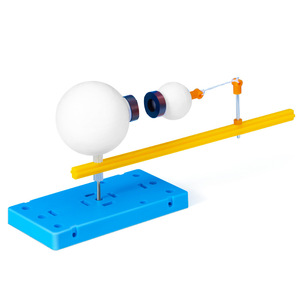 Experimento Científico de Gravedad <span class=keywords><strong>Universal</strong></span>, Kit de Bricolaje para Niños, Paquete de Imanes de Madera y Metal Hechos a Mano, Simulación de Modelo de la Luna y la Tierra - Product Image 1