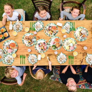 Children's Animal Theme Lion Disposable Tableware Cartoon Style Happy Birthday Holiday Party Supplies Disposable Tableware Set - Product Image 3