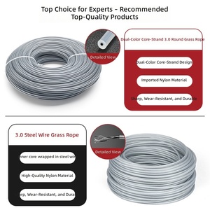 <span class=keywords><strong>Filo</strong></span> in acciaio intrecciato per <span class=keywords><strong>decespugliatore</strong></span>, resistente all'usura, con testina dentellata universale per una gamma completa di tosaerba - Product Image 3