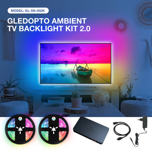 Gledopto Môi Trường Xung Quanh TV PC Nền Ánh Sáng Fancy Sync Box Cho Trò Chơi Giải Trí Alexa & <span class=keywords><strong>Google</strong></span> Assistant Kiểm Soát - Product Image 1