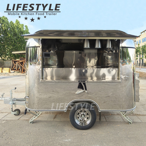 Mobile Coffee Bar Stainless Steel Foodtruck Roasted Chicken Food Trailer Ice Cream Pizza Truck with Full Kitchen Equipment - Product Image 4