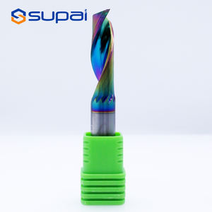 Fresa de topo de metal duro revestida de estanho de alta precisão com 4 flautas para máquinas de fresagem CNC e usinagem de metais OEM/ODM de alta velocidade 65HRC - Product Image 1