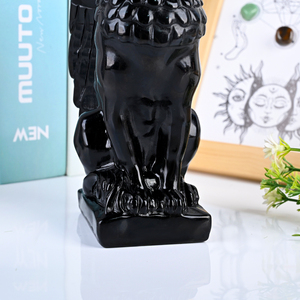 Hot Bán Chất Lượng Cao Tinh Thể Tự Nhiên Thạch Anh Động Vật Khắc Reiki Bird Đen Obsidian Griffin Cho Trang Trí - Product Image 3