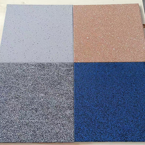 Dalles de sol en caoutchouc élastique pour salle de sport avec granulés, tapis de musculation à bas <span class=keywords><strong>prix</strong></span> - Product Image 4