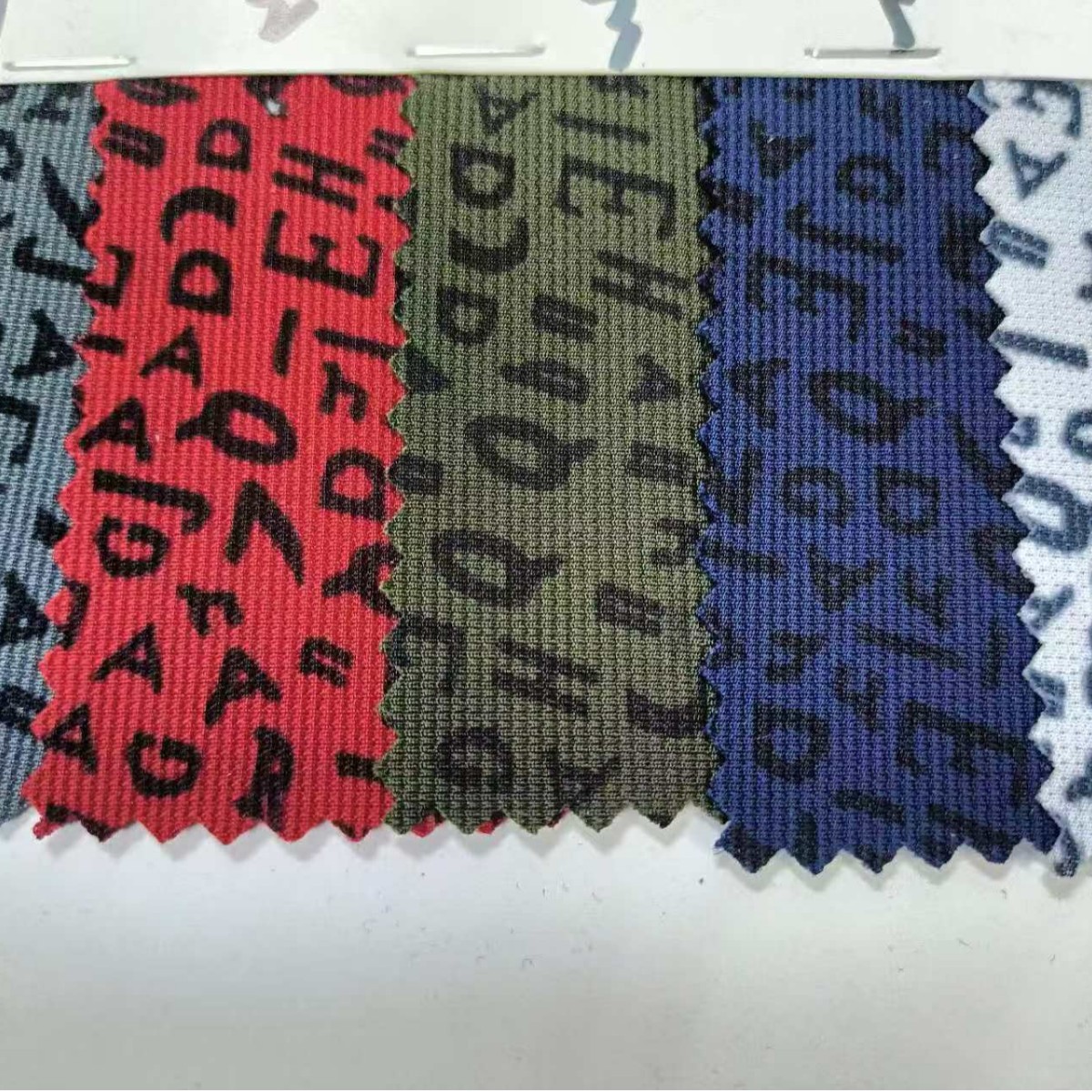 Staircase Weft Breathable Stretch Plain Fabric Printed Spandex/Polyester for Shoes Hats Clothing Toys Bags Home Girls Boys